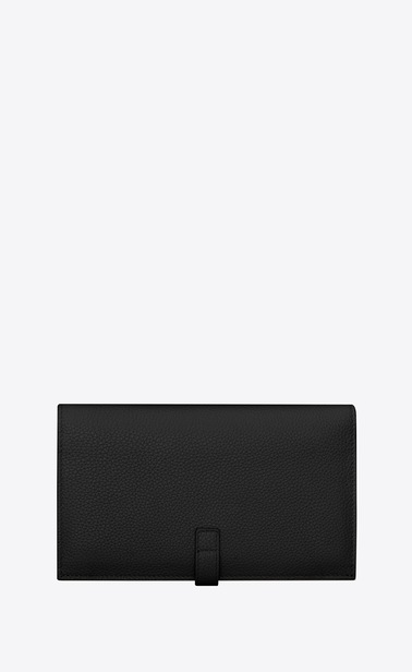 sac de jour souple thin wallet in grained leather